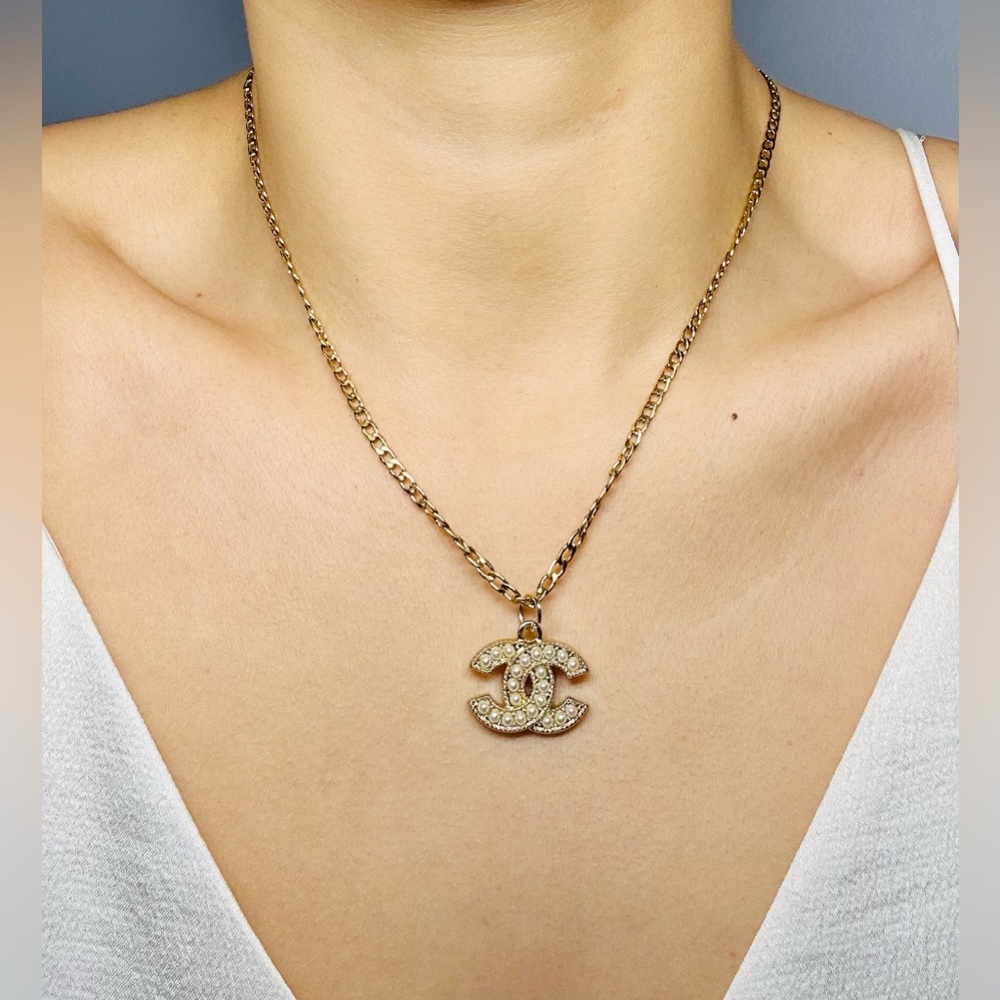 Upcycled vintage designer Necklace